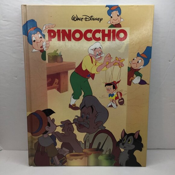 Vintage Lot 2 Kid Books Wonderful World Disney Classics The Aristocats Pinocchio - Picture 2 of 13